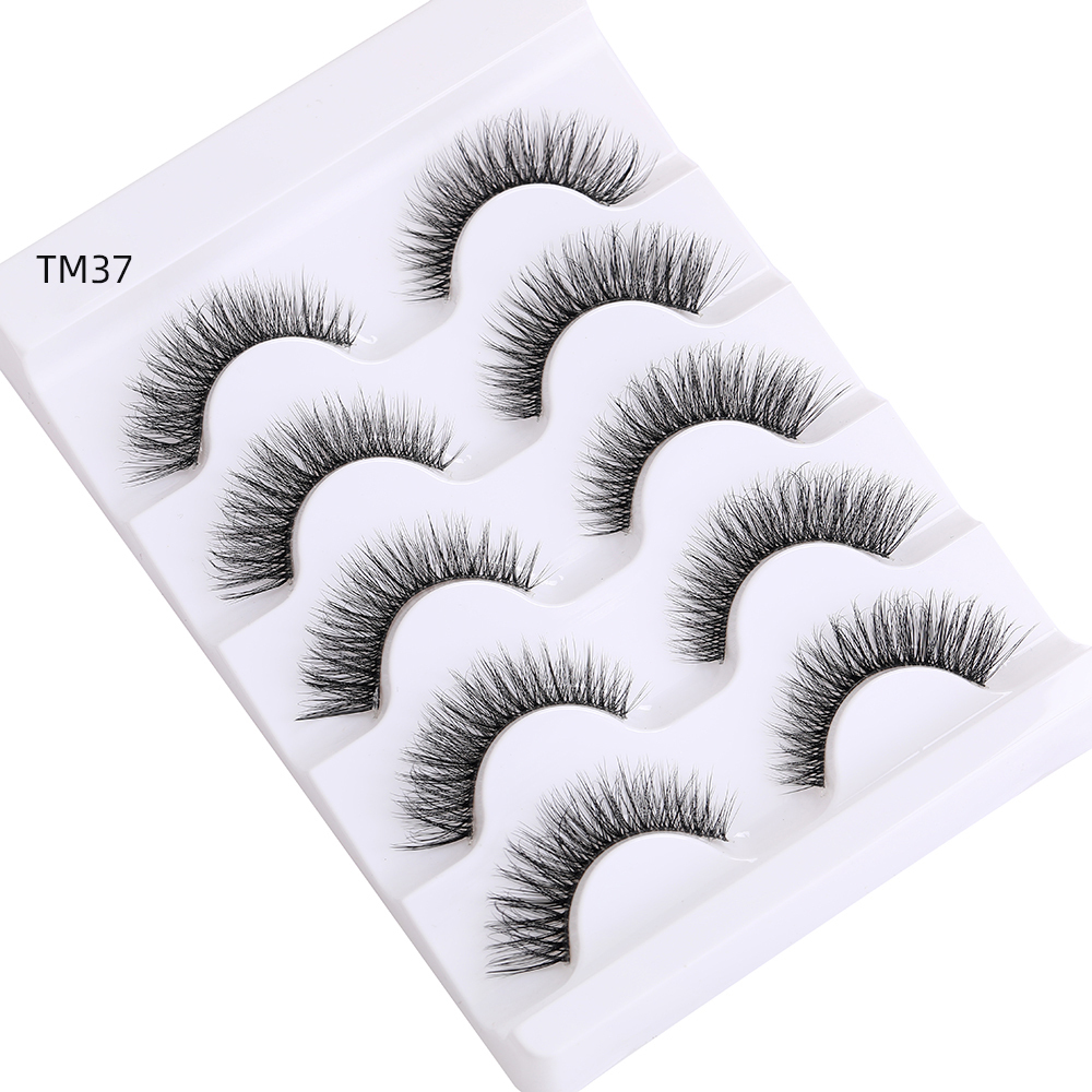 WS-TM37 5 pairs strip eyelashes