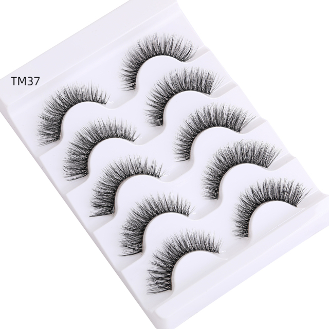 WS-TM37 5 pairs strip eyelashes