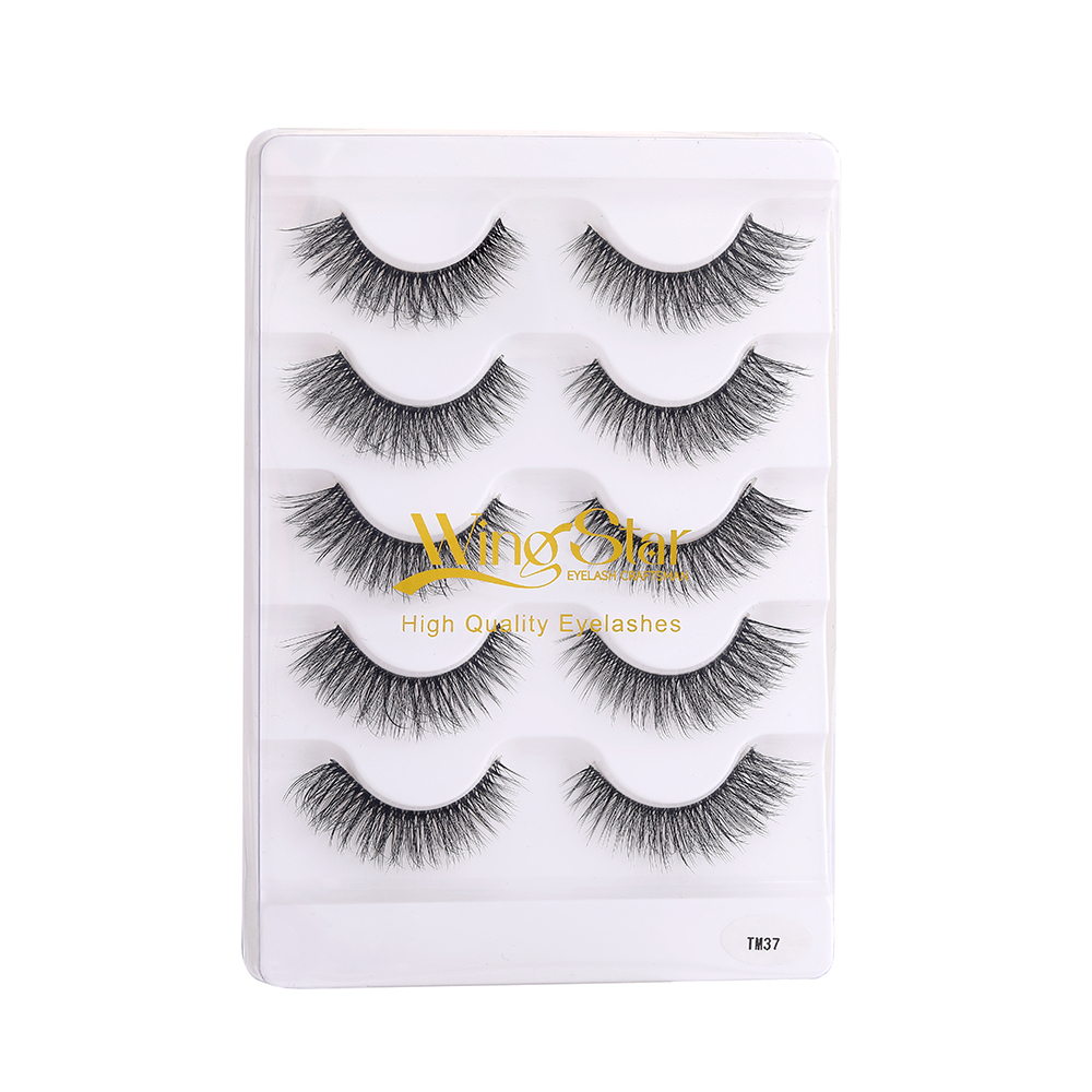 WS-TM37 5 pairs strip eyelashes