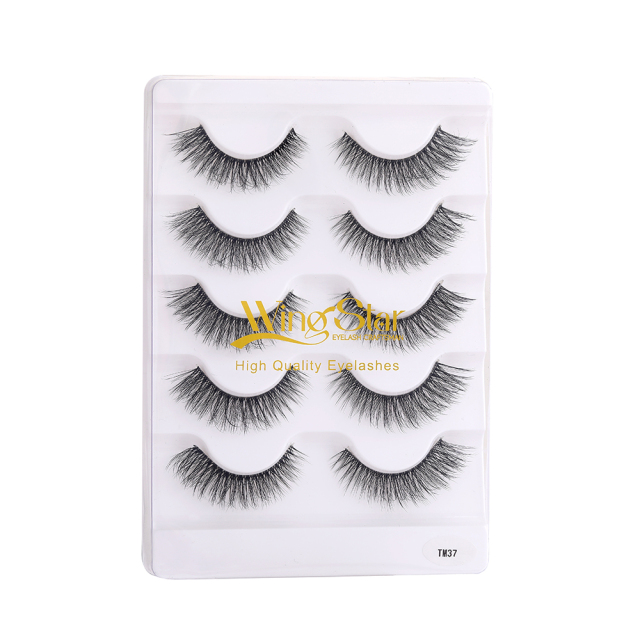 WS-TM37 5 pairs strip eyelashes