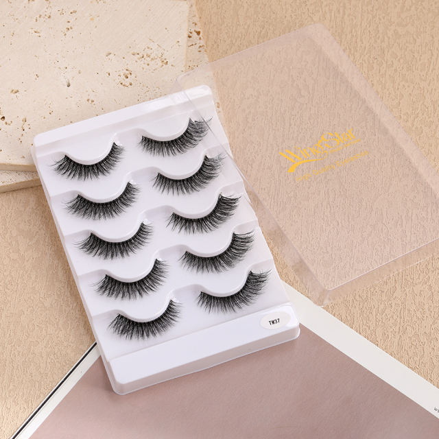 WS-TM37 5 pairs strip eyelashes