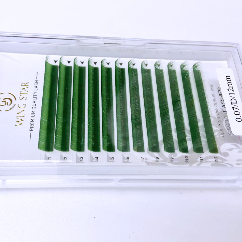 Colored Eyelash Extension Introduction