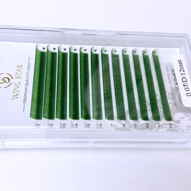 Colored Eyelash Extension Introduction