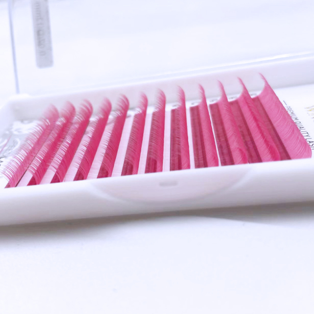 Colored Eyelash Extension Introduction
