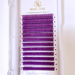 Colored Eyelash Extension Introduction