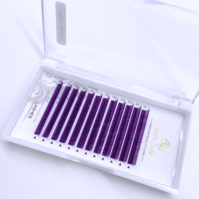 Colored Eyelash Extension Introduction