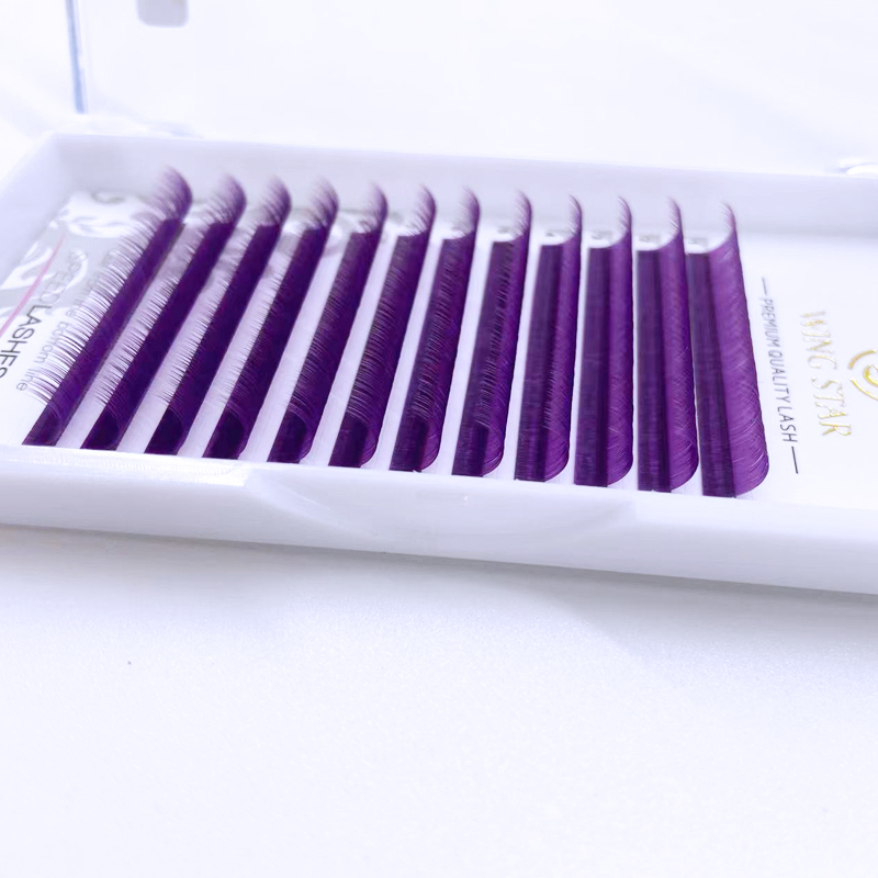 Colored Eyelash Extension Introduction