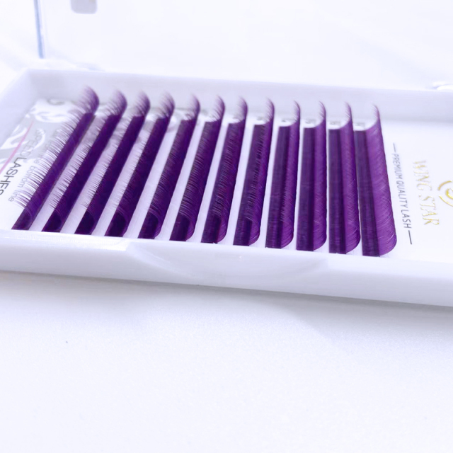 Colored Eyelash Extension Introduction