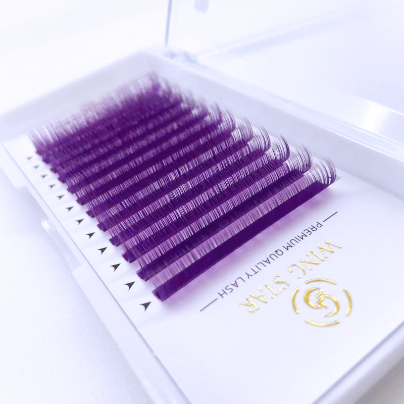 Colored Eyelash Extension Introduction