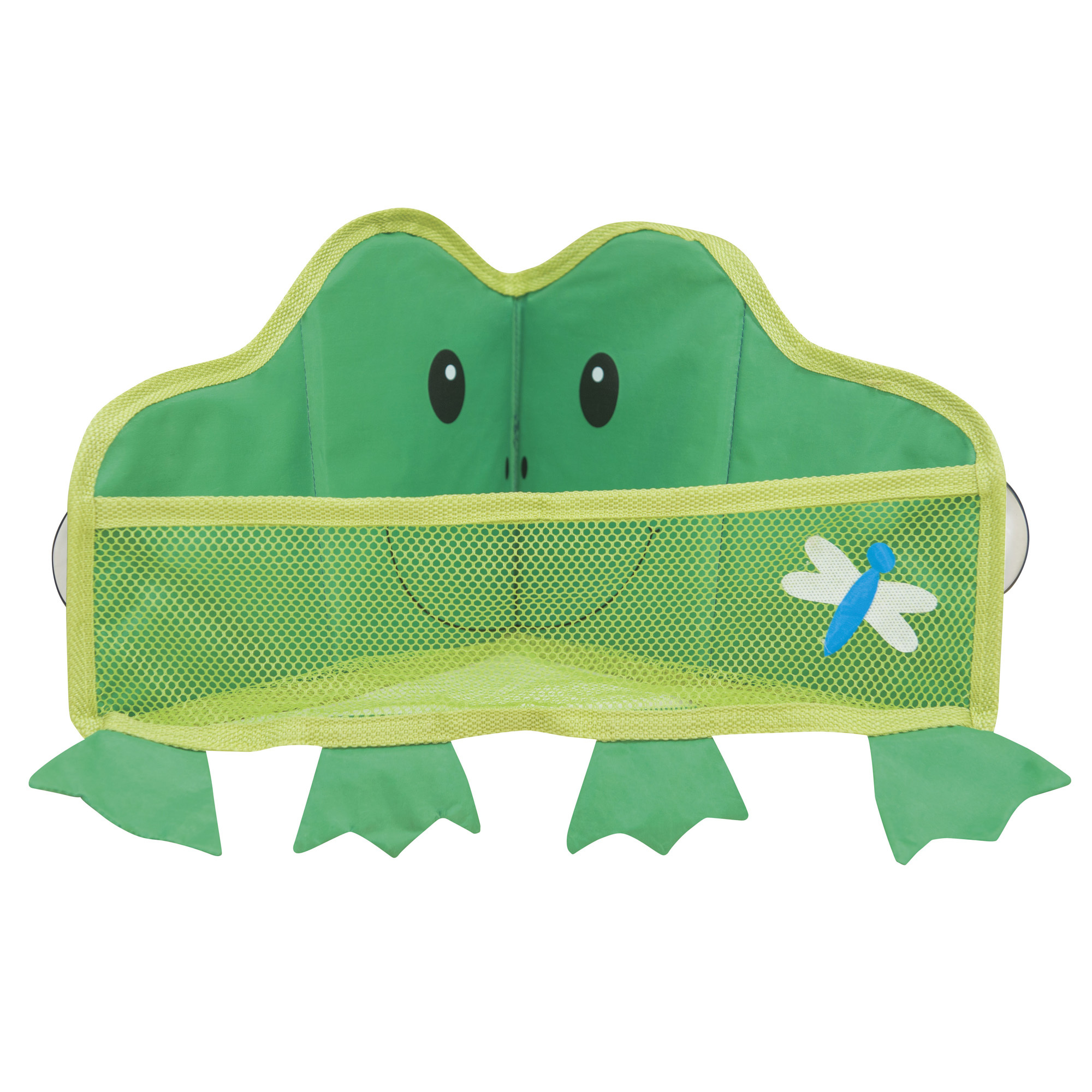 Animal Head Corner Caddy – Suction Cup Bath Toy Organizer with Drain Holes, Wall Mounted Baby Bathroom Storage Basket for Kids