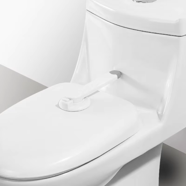 Baby Toilet Safety Lock – Child Proof Toilet Seat Cover Lock with 3M Adhesive | Durable ABS & TPR Materials