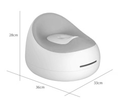 Kids Sofa-Style Potty with EVA Soft Seat – Anti-Slip Base & Anti-Splash Guard for Toilet Training