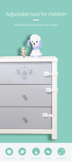 3M Adjustable Multi-Purpose Baby Safety Lock – Super Strong ABS Material, Eco-Friendly, Child Proof Cabinet & Drawer Locks, Free Sample Available