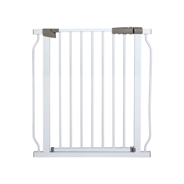 Robust Steel Tube Extra Tall Auto Close Child Safety Gate – Pressure Mounted Pet Gate for Stairs & Doorways