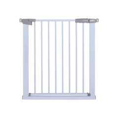 Robust Steel Tube Extra Tall Auto Close Child Safety Gate – Pressure Mounted Pet Gate for Stairs & Doorways