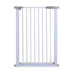 Robust Steel Tube Extra Tall Auto Close Child Safety Gate – Pressure Mounted Pet Gate for Stairs & Doorways