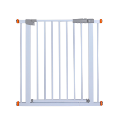 Robust Steel Tube Extra Tall Auto Close Child Safety Gate – Pressure Mounted Pet Gate for Stairs & Doorways