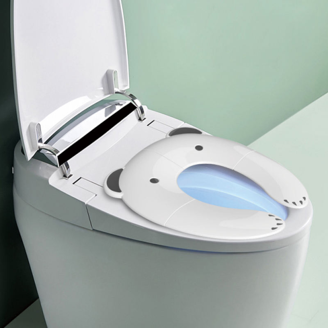 Patented Cute Bear Design Foldable Portable Toilet Training Seat for Kids – Non-Slip PP Material, Indoor & Outdoor Use