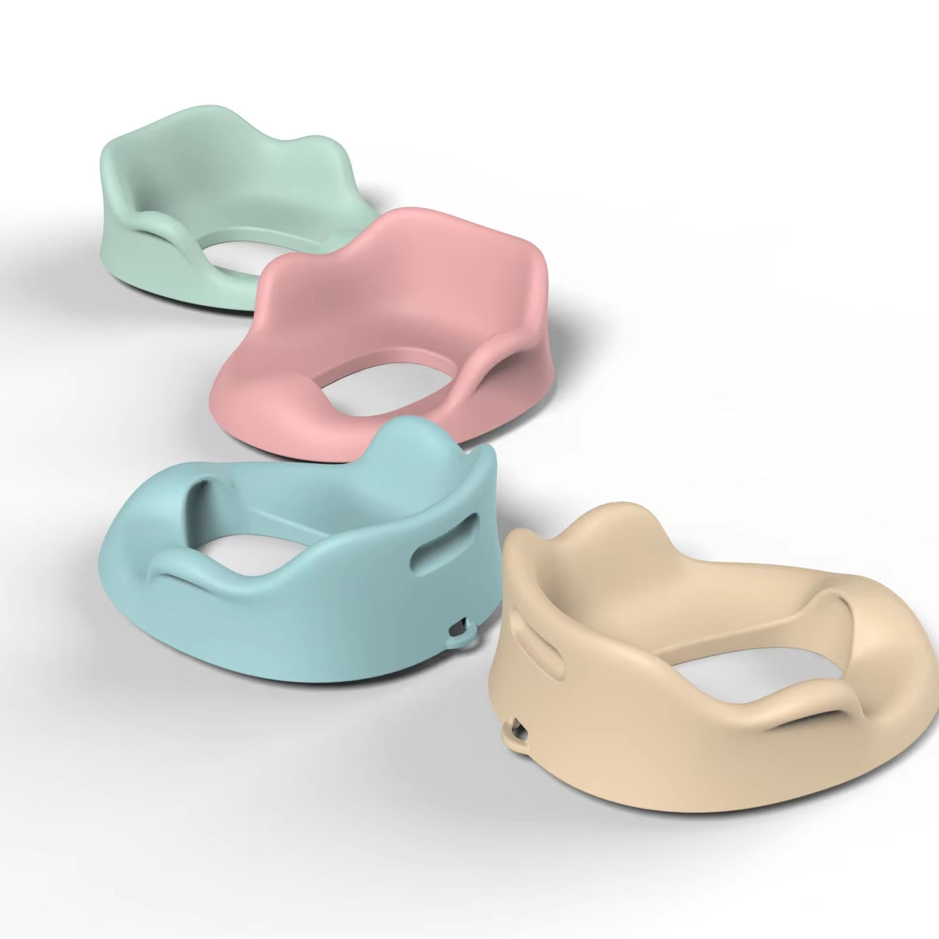 Universal Smart Baby Toilet Seat Cover – Conductive Flap, Auto Functions, Non-Slip Suction Cups, High Backrest & Grab Bar