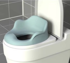 Universal Smart Baby Toilet Seat Cover – Conductive Flap, Auto Functions, Non-Slip Suction Cups, High Backrest & Grab Bar