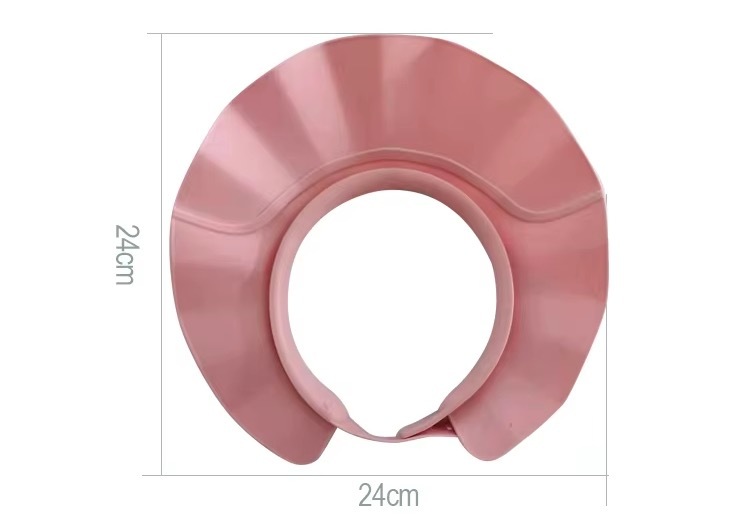Free Sample Soft Baby Shampoo Visor – Adjustable Bath Head Protector for Kids, Waterproof Eye & Face Shield During Hair Wash