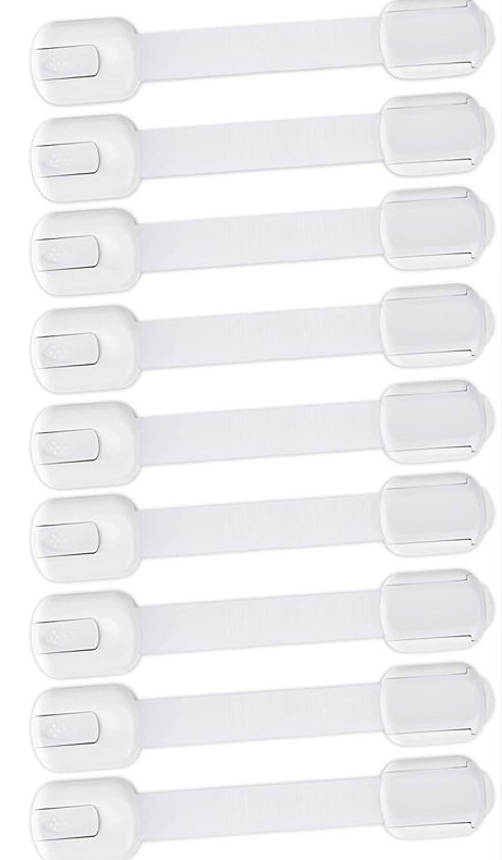 3M Adjustable Multi-Purpose Baby Safety Lock – Super Strong ABS Material, Eco-Friendly, Child Proof Cabinet & Drawer Locks, Free Sample Available