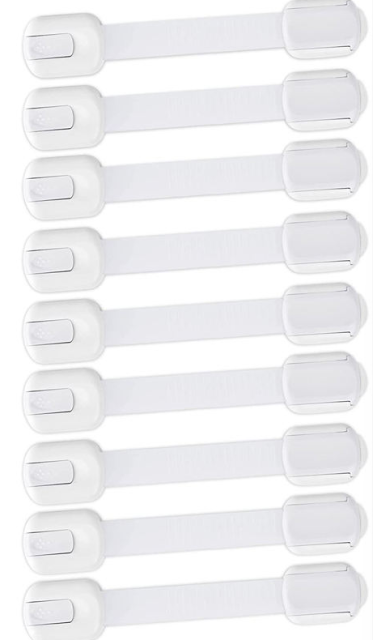 3M Adjustable Multi-Purpose Baby Safety Lock – Super Strong ABS Material, Eco-Friendly, Child Proof Cabinet & Drawer Locks, Free Sample Available