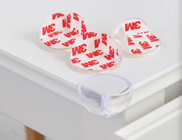 High Quality Clear Baby Corner Guard – PVC Corner Protector for Home Safety, Transparent Edge Bumper for Furniture & Tables