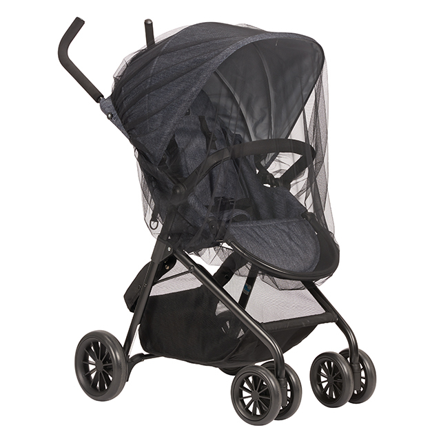 Black Stroller Mosquito Netting - Universal Fit, Breathable & Durable Mosquito Net for Strollers, Car Seats, Bassinets
