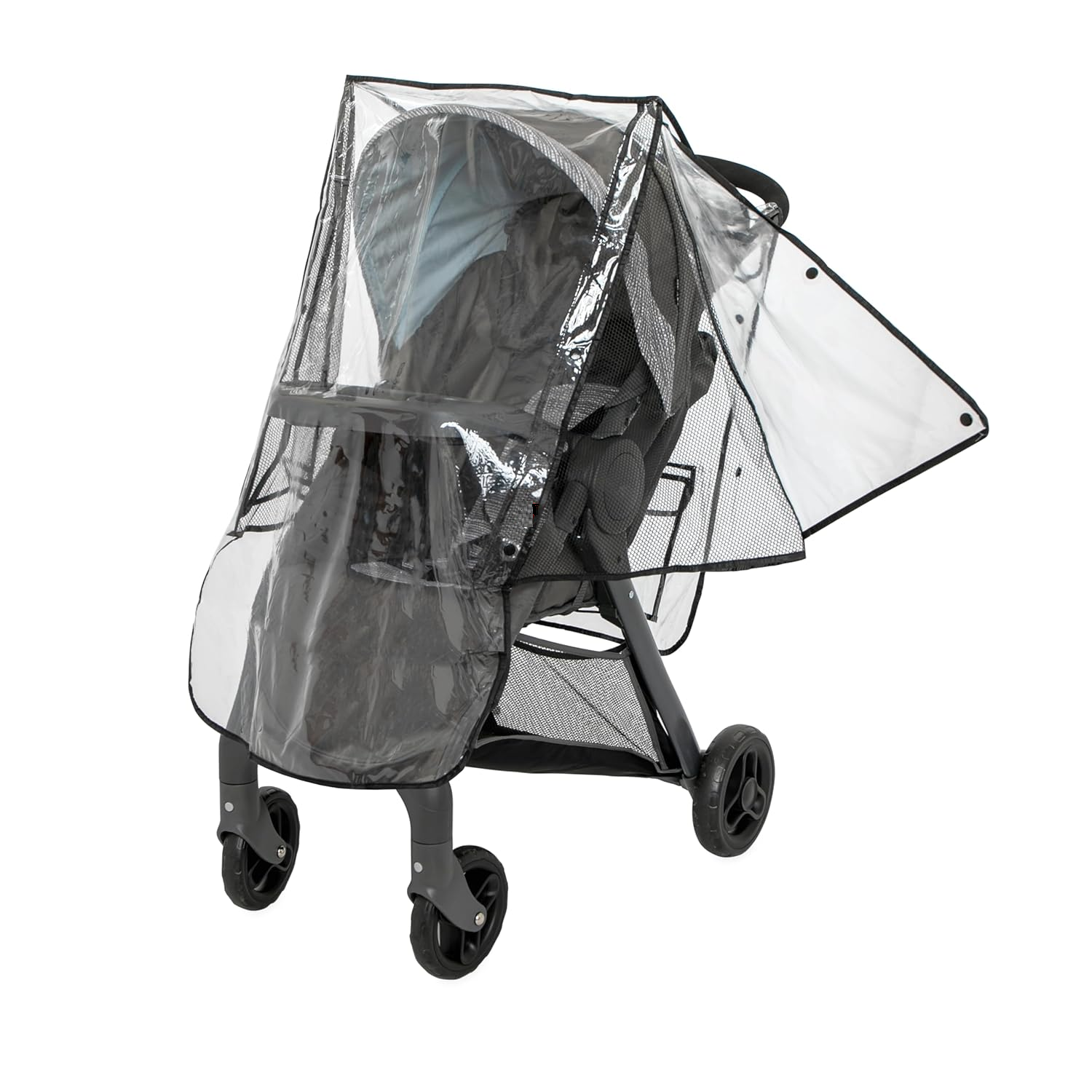 Baby Stroller Weather Shield - Waterproof Windproof Stroller Cover with Ventilation, UV Protection for Infant, Universal Fit Stroller Rain Guard