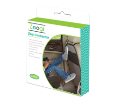 Car Seat Kick Mat - Waterproof Anti-Kick Back Seat Protector with Storage Pockets, UPF 50+ UV Shield, Non-Slip Car Seat Back Cover for SUV, Sedan, Truck (Universal Fit)