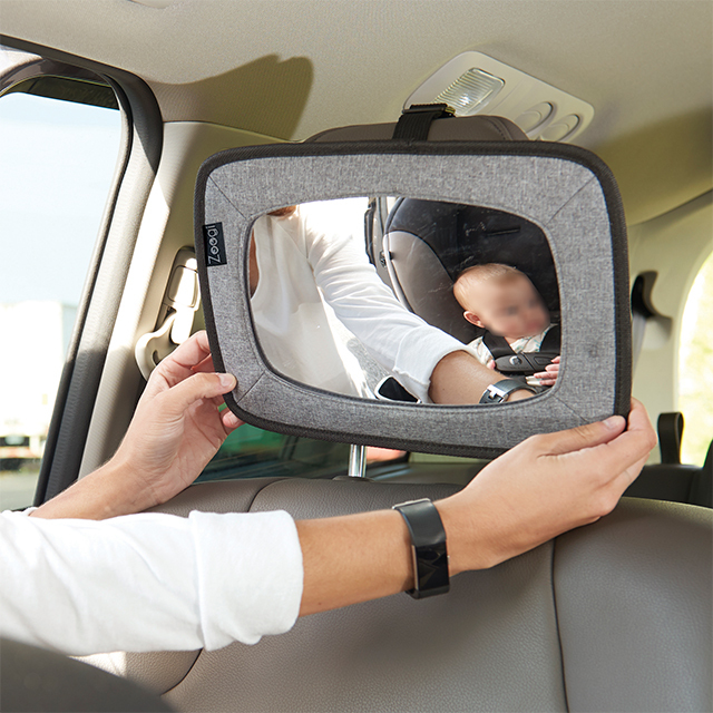 Shatterproof Rear Facing Backseat Baby Mirror