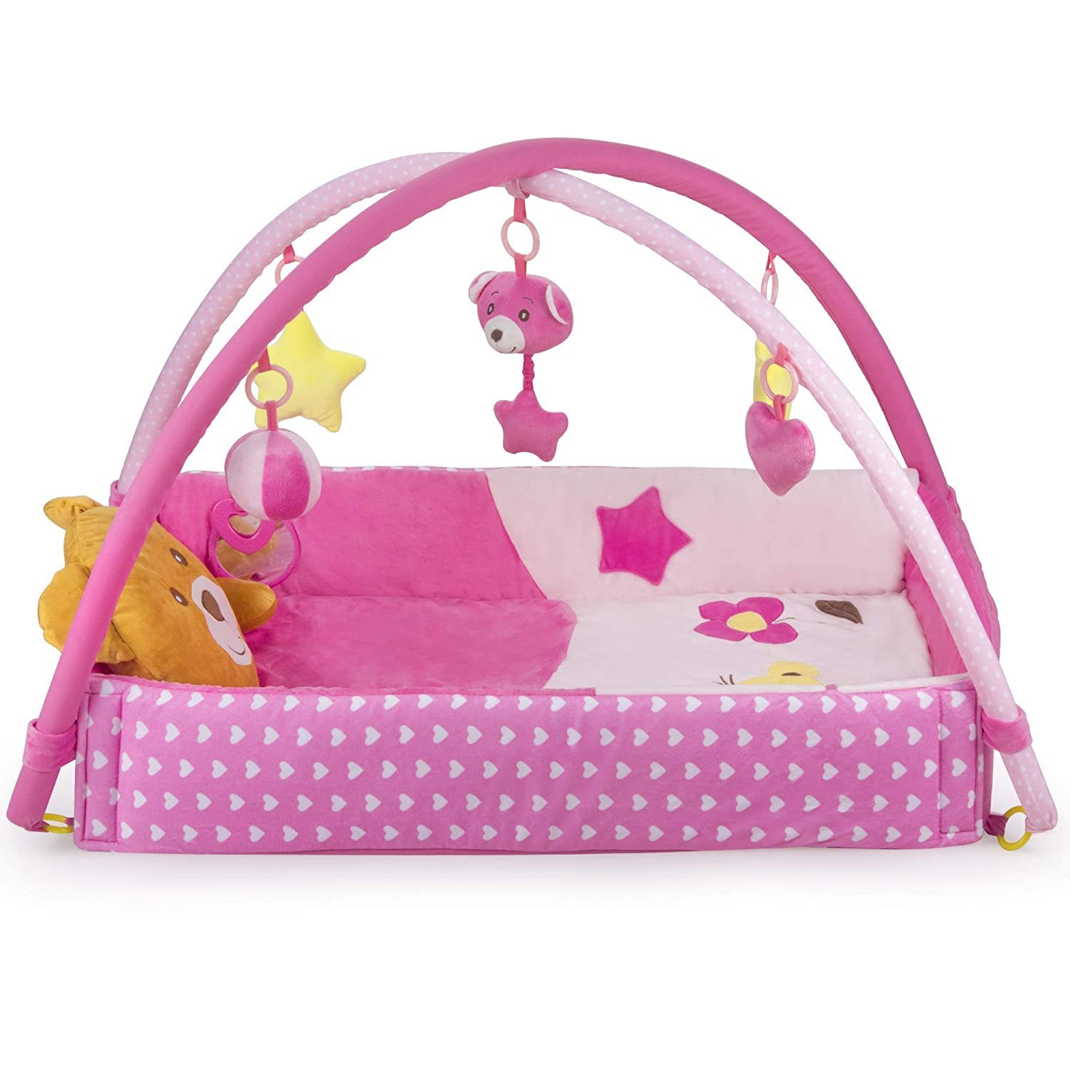 baby play mat with hanging toys