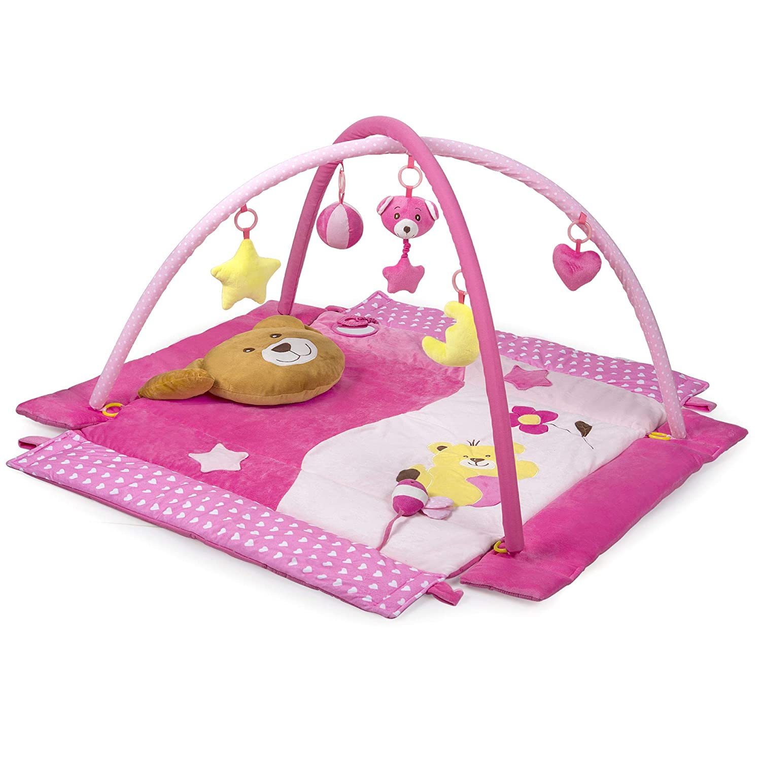 baby play mat with hanging toys