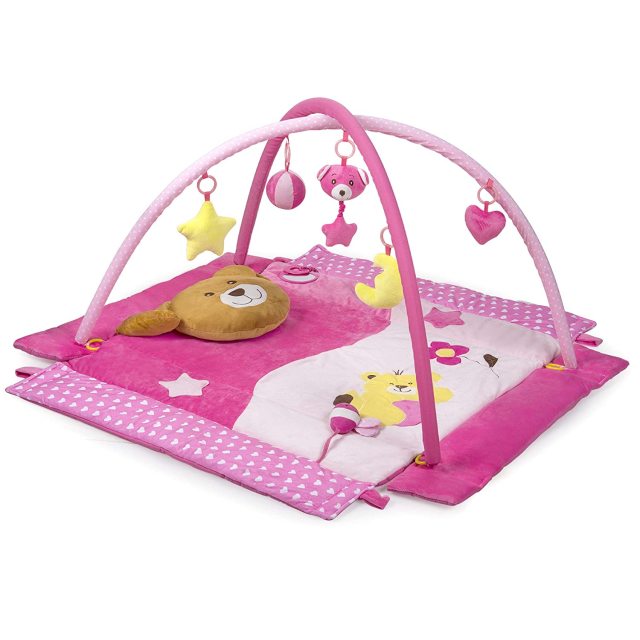 baby play mat with hanging toys