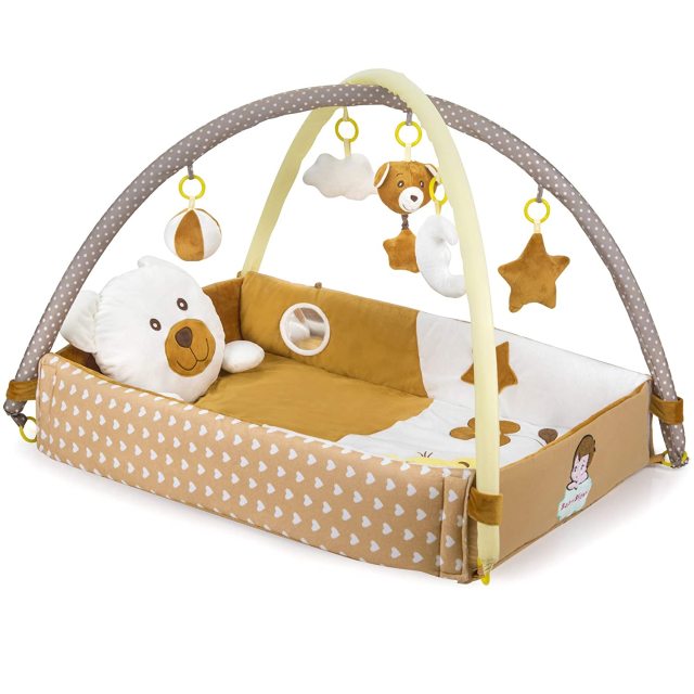Baby Play Gym Mat Plush Material Interactive Toys Square Design 0+ 3M+ 6M+ Months