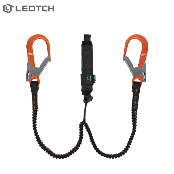 Y-Type Lanyard with Energy Absorber - Dual Leg Safety