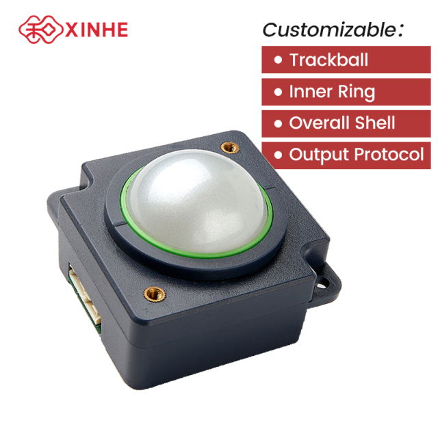XINHE 高品質 DC5V±0.2V25mm C25 光学式USB医療用トラックボール 防水 光電子産業用制御USB