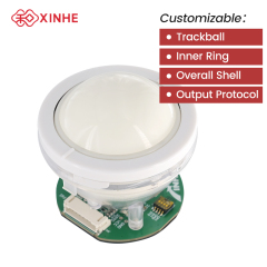 Trackball médico óptico USB XH-50 de 50,8 mm de alta calidad XINHE, resistente al agua, control industrial optoelectrónico USB