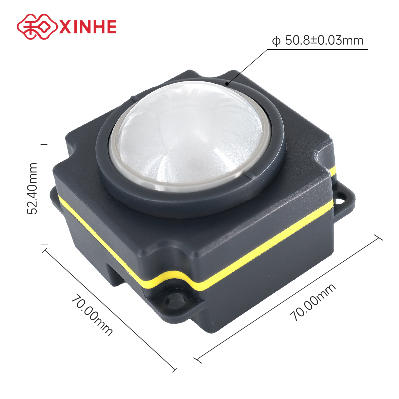Высококачественный оптический USB-трекбол XINHE DC5V±0.2V50.8mm C50 для медицинского применения, водонепроницаемый, оптоэлектронный, для промышленного управления, с USB-подключением.