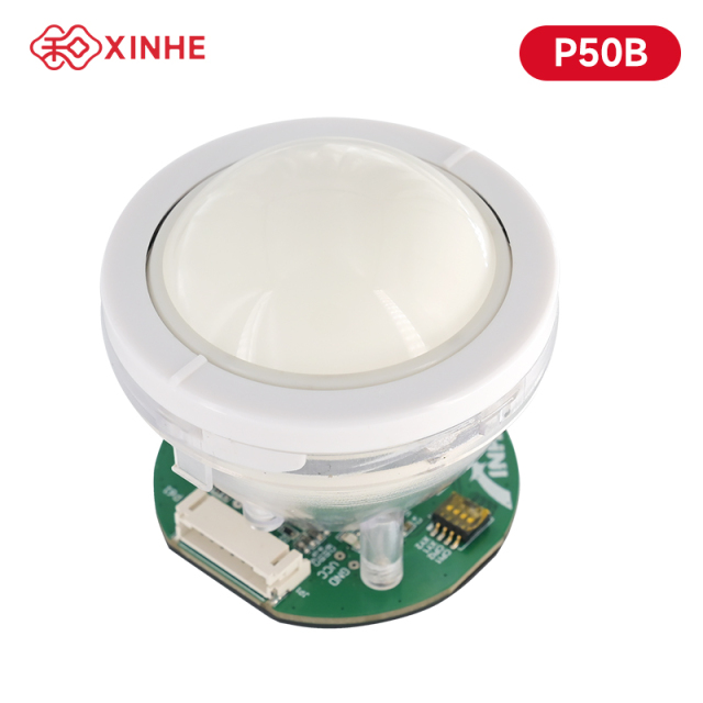Trackball óptico XH-50,Trackball médico óptico USB XINHE XH-50 de 50,8 mm de alta calidad, resistente al agua, control industrial optoelectrónico USB, trackball óptico
