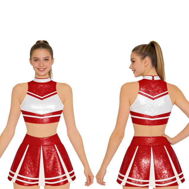 Taylor Made Cheer Uniforms Custom Fitted Design Premium Fabric For Youth Cheerleading Performance Outfits