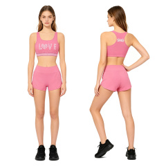 Custom Cheer Practice Wear Breathable Stretch Fabric For Kids Youth Girls Comfortable Daily Training Apparel Set