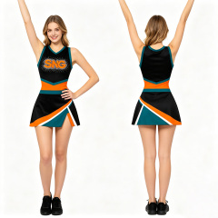 Custom Cheer Practice Uniform Quick Dry Fabric Comfortable Fit For Girls Cheerleading Team Practice
