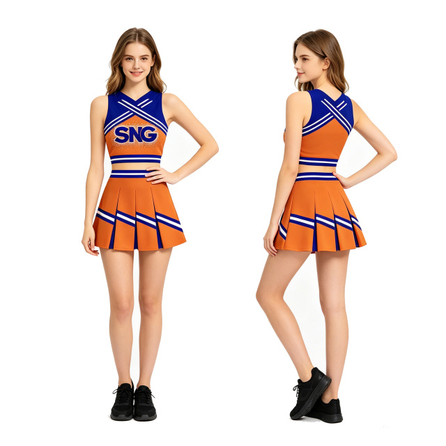 Practice Wear Cheer High Elastic Fabric Ergonomic Design For Kids Youth Professional Training