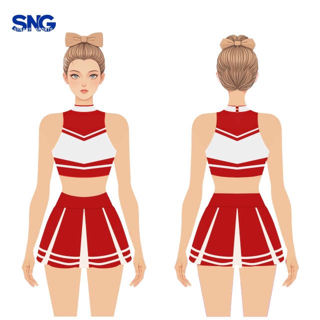 Taylor Made Cheer Uniforms Custom Fitted Design Premium Fabric For Youth Cheerleading Performance Outfits