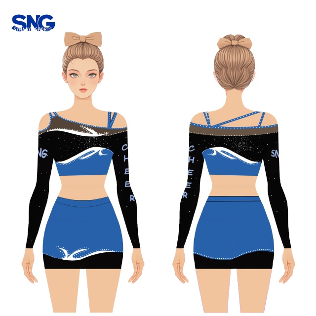 Custom Made Cheerleading Uniforms Personalized Design Youth Kids Cheer Wear