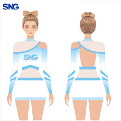 Cheer Uniforms Youth Blue And Gold Red Black Sideline Green Pink Orange Body Cheer Uniforms Youth Sale Apparel