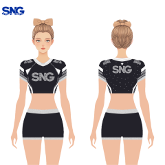 School Cheer Uniforms Varsity Style Classic Design For Youth Girls Game Day Cheer Events