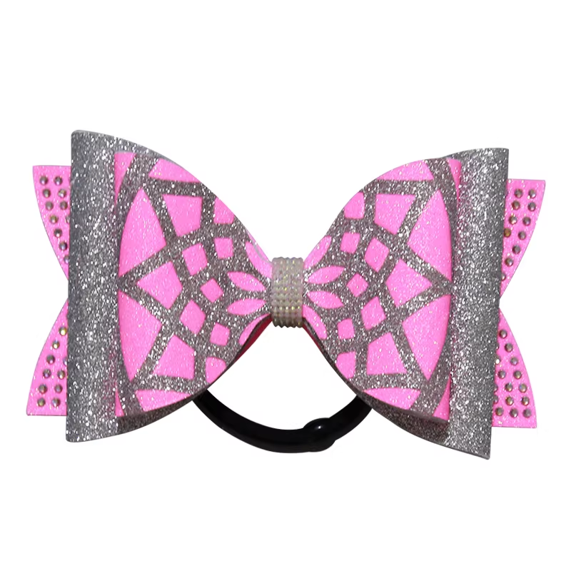 Diy Cheer Bow Rhinestone Transfers Hot Fix Tails For Handmade Cheerleading Hair Bow Craft Projects